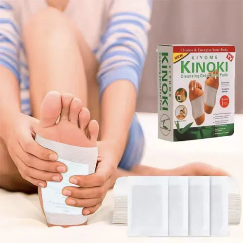 Kinoki Detox Foot Pads For Men And Women Natural Foot Patches For Health And Pain Relief 10Pad in pakistan