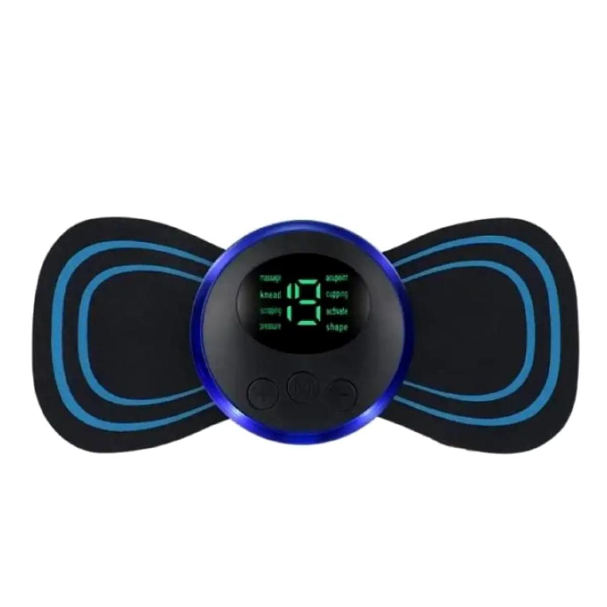 Portable EMS Mini Electric Neck Back Body BUTTERFLY Massager Cervical Electric Neck Back Massager Muscle Therapy Pressure Pain