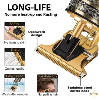 Elecom.pk™ Premium Vintage T9 Trimmer for Men & Boys