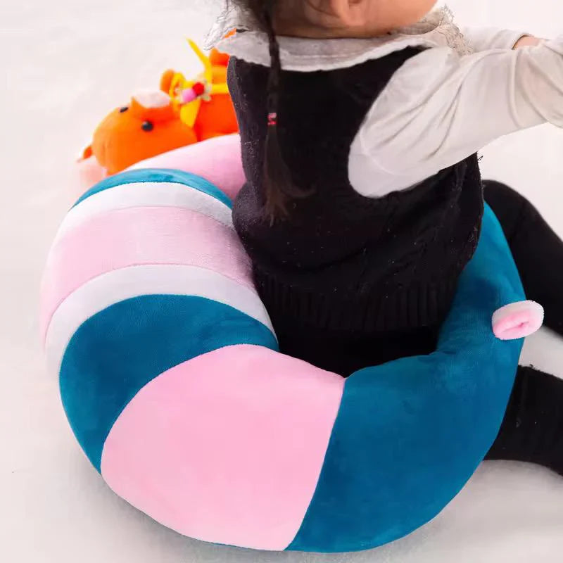 Premium Baby Support Sofa Chair – Soft Plush Infant Sitting Seat for Newborns and Toddlers (Comfy Learning to Sit Cushion with Backrest)