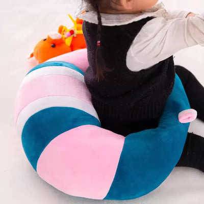 Premium Baby Support Sofa Chair – Soft Plush Infant Sitting Seat for Newborns and Toddlers (Comfy Learning to Sit Cushion with Backrest)