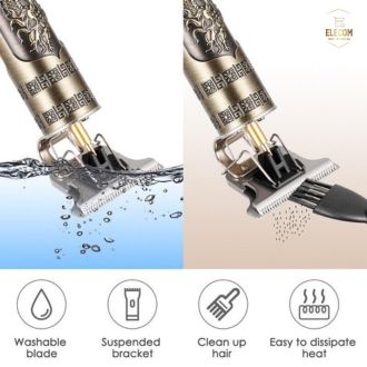 Elecom.pk™ Premium Vintage T9 Trimmer for Men & Boys