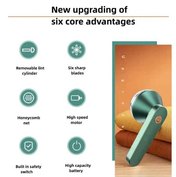 Electric Lint Remover For Clothes Fuzz Pellet Sweater Fabric