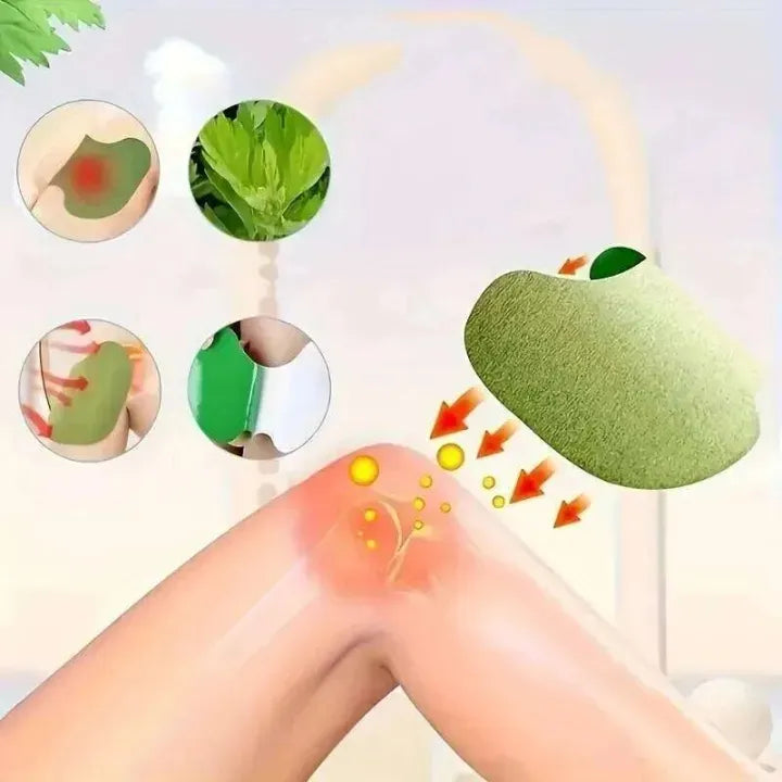 Knee Pain Relief Patch Discomfort Plaster Hot Moxibustion Plaster Leg Pain Relief Wormwood Sticker Heat Patches For Inflammation